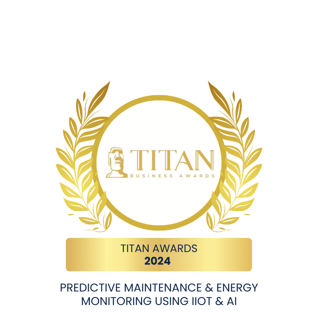 Titan Gold Award in the Predictive Maintenance and Energy Monitoring Using IIoT and AI Category